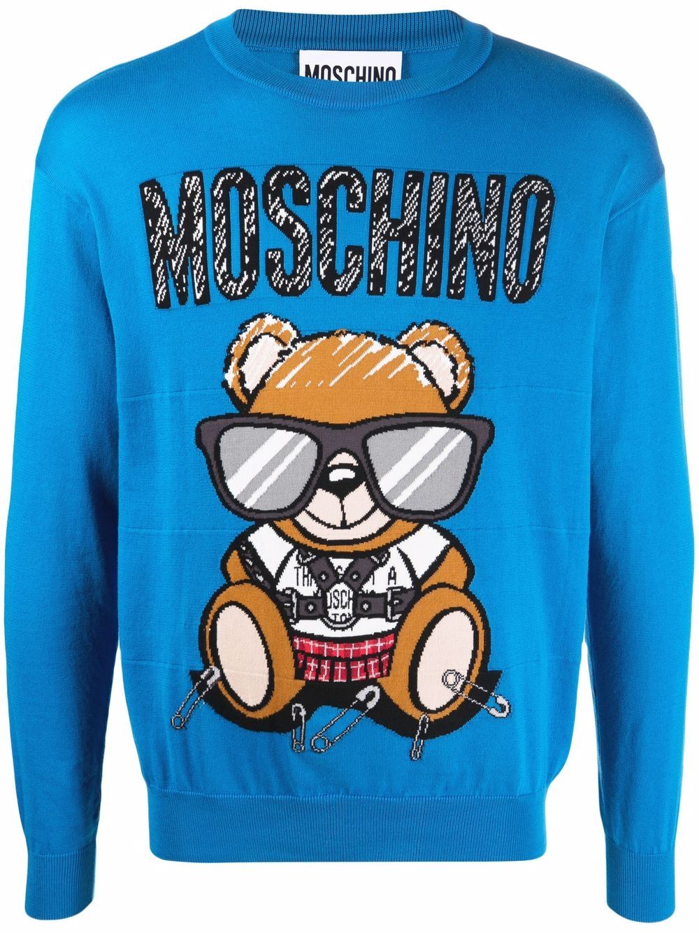 фото Moschino джемпер teddy bear вязки интарсия