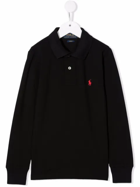 POLO RALPH LAUREN KIDS embroidered-logo polo shirt