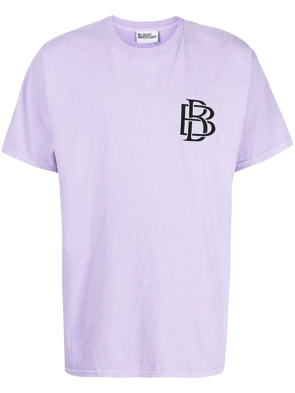 

Blood Brother Phantom logo-embroidered T-shirt - Purple