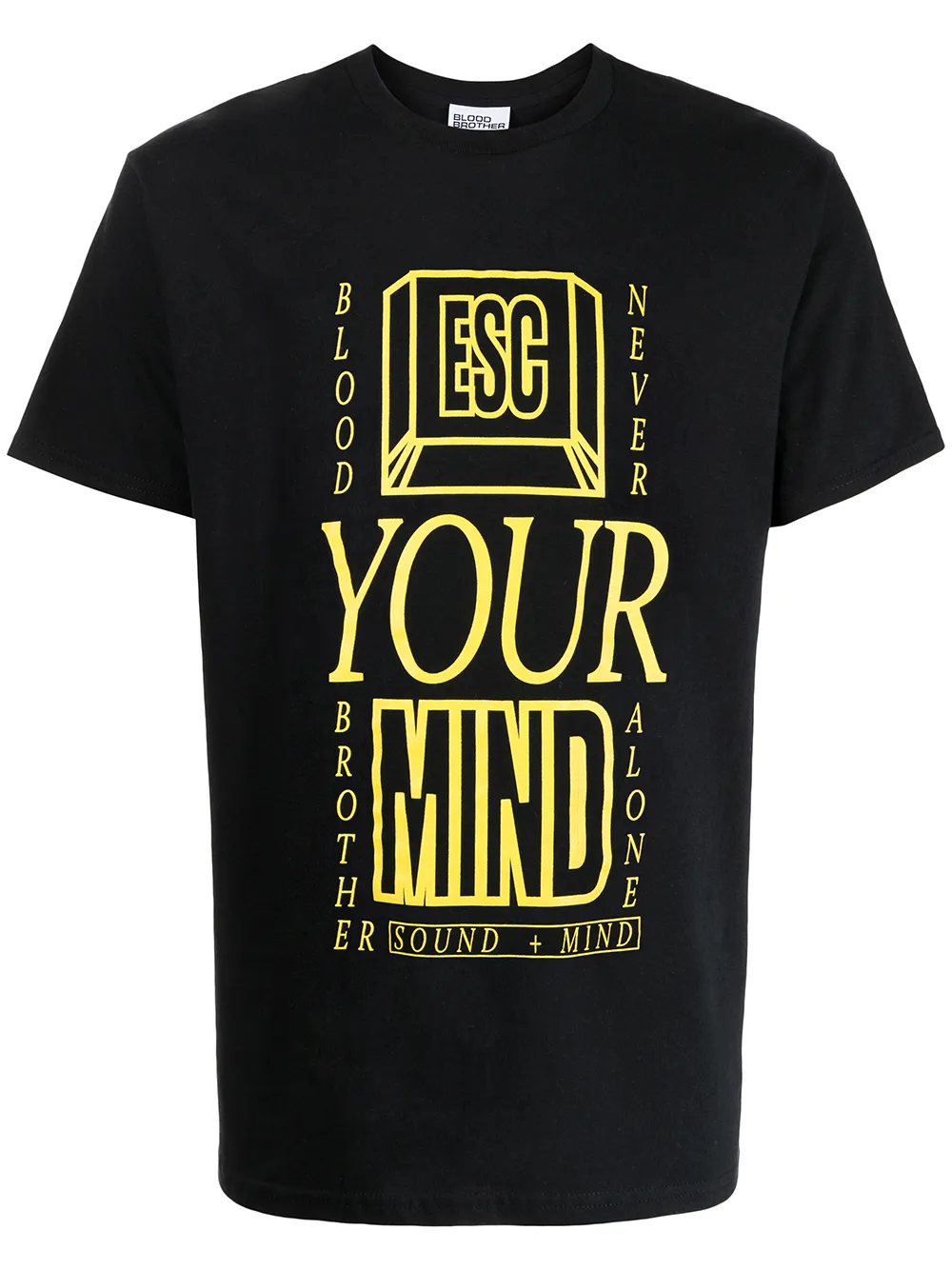 

Blood Brother playera Free Mind - Negro