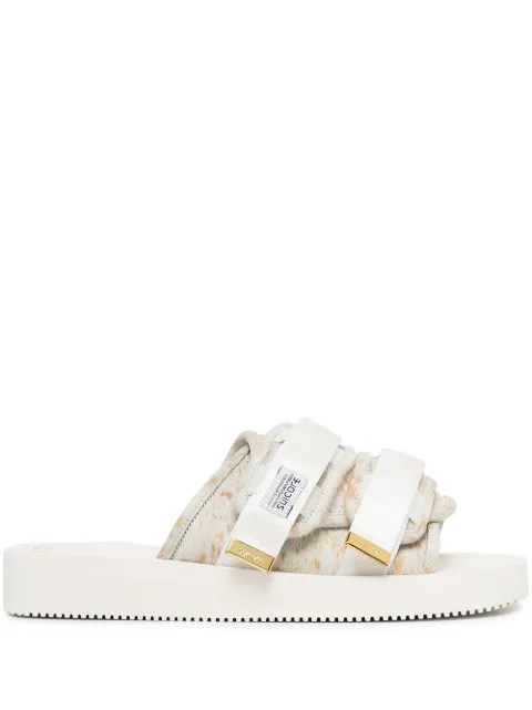 Suicoke Moto-VHL shearling trim sandals