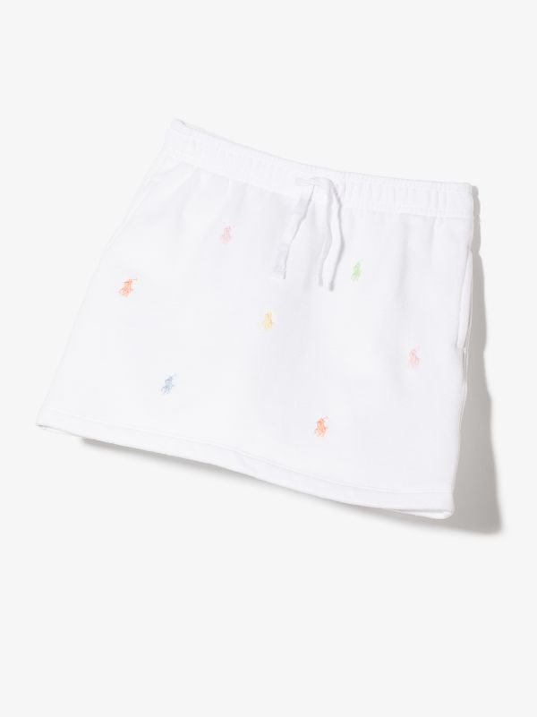 ralph lauren embroidered skirt