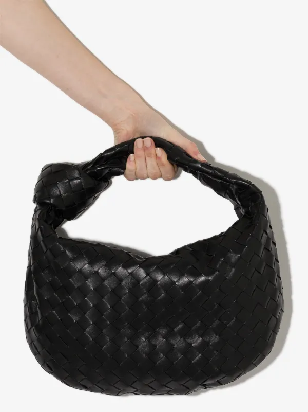 bottega veneta mini jodie leather hobo bolsa