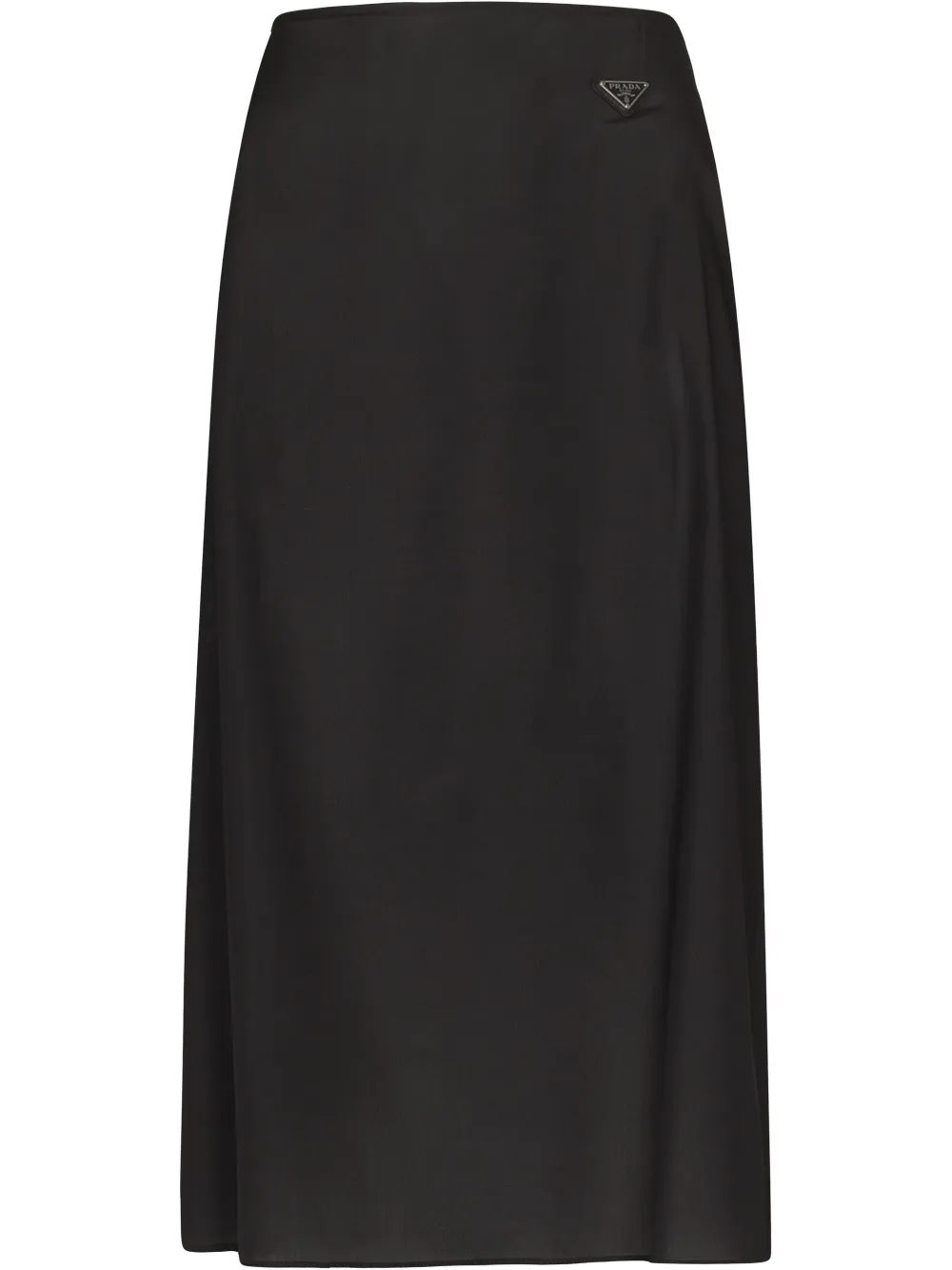 Prada A-line midi skirt – Black