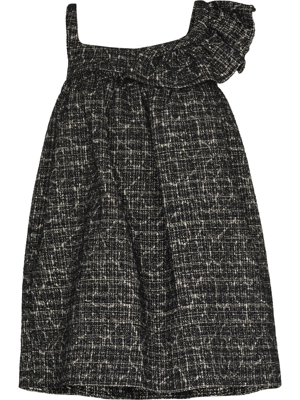 фото Shushu/tong asymmetrical tweed minidress