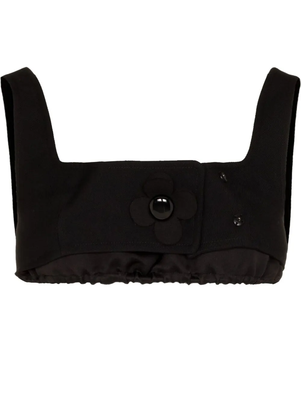 

SHUSHU/TONG top con estilo bandeau - Negro