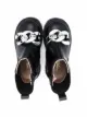 Florens chain-trim leather boots