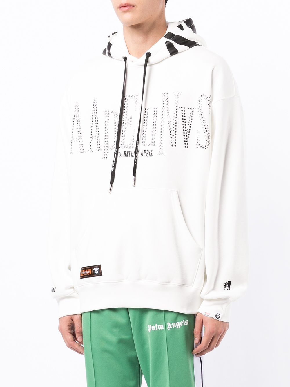 фото Aape by *a bathing ape® худи с логотипом из страз