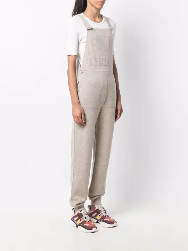 CORTE DI KEL Knitted Cashmere Dungarees 