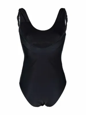 【新品】GANNI ガニー　ブラック スイムウエア ワンピース水着 GANNI（ガニー）水着・ビーチウェア - FARFETCH