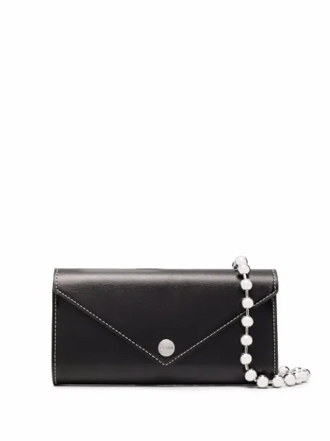 GANNI logo-plaque shoulder bag