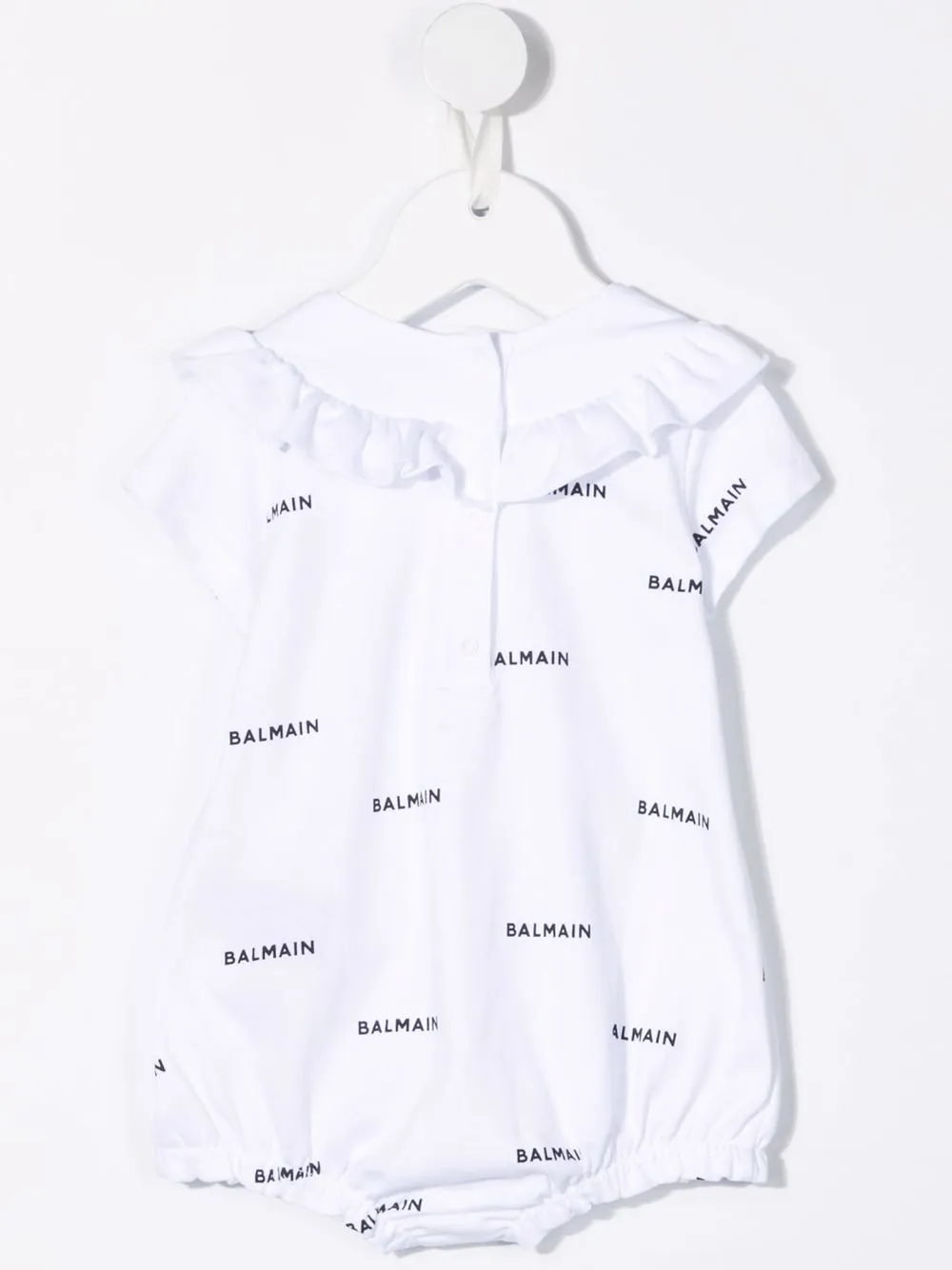 фото Balmain kids комбинезон с вышитым логотипом