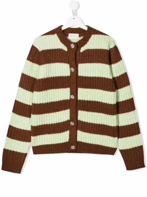 Scotch & Soda كارديغان بأزرار وطبعة مخططة