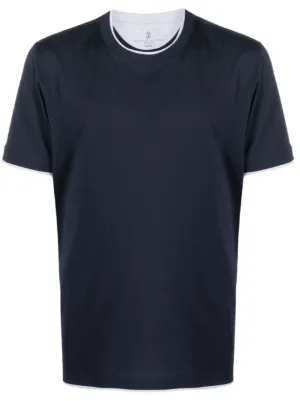 ブルネロクチネリxsシルクコットTシャツ ブルネロクチネリxsシルクコットTシャツ BRUNELLO CUCINELLI