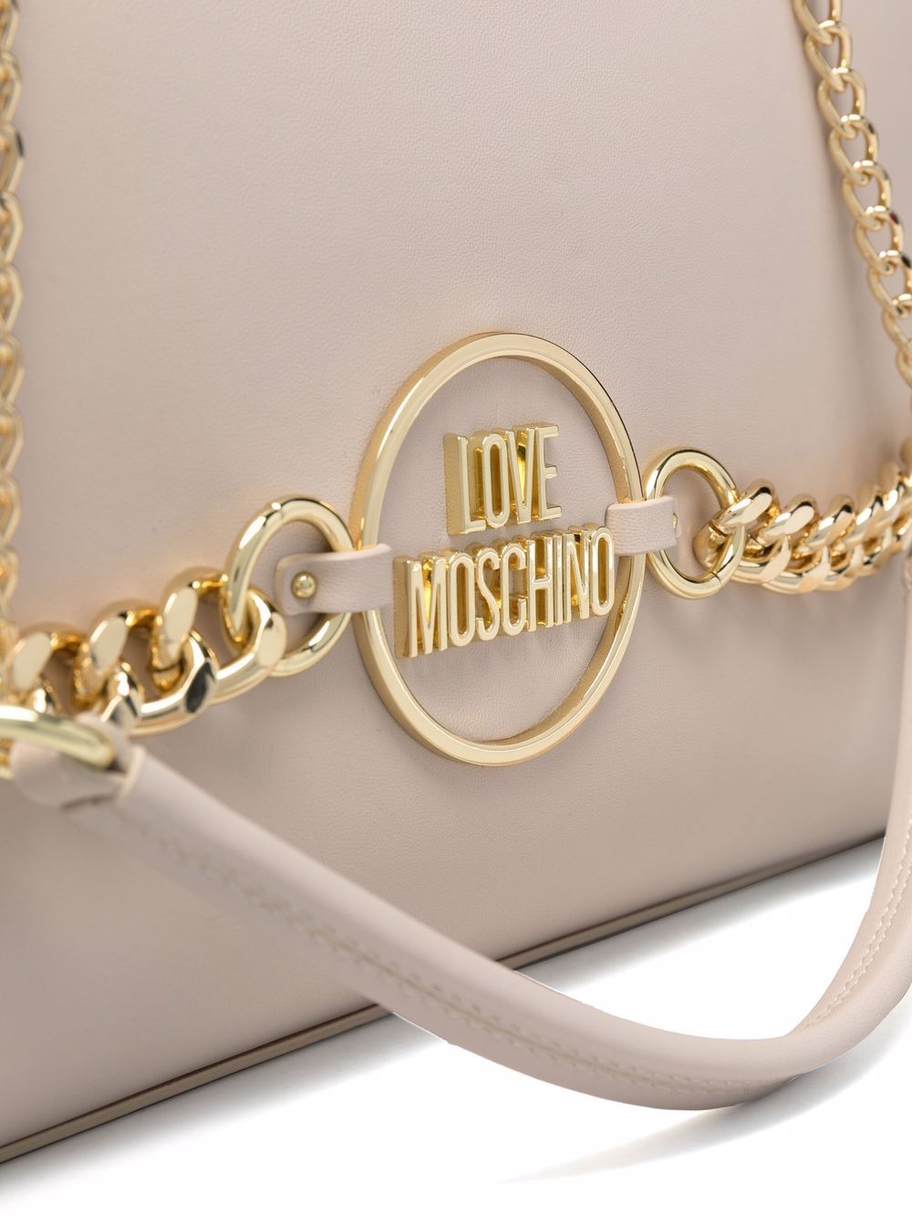 фото Love moschino сумка на плечо с логотипом и цепочкой