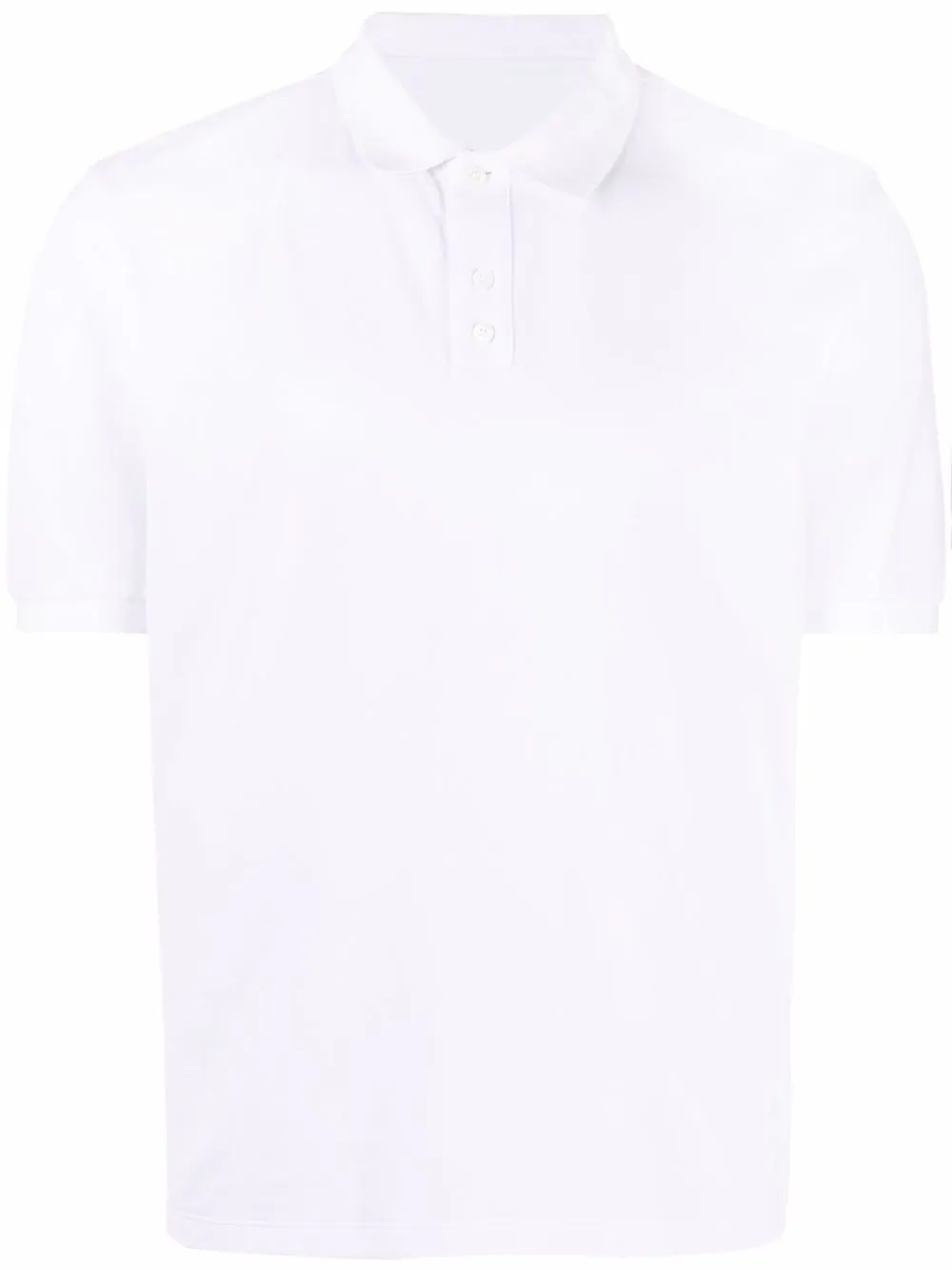 

There Was One playera tipo polo manga corta - Blanco