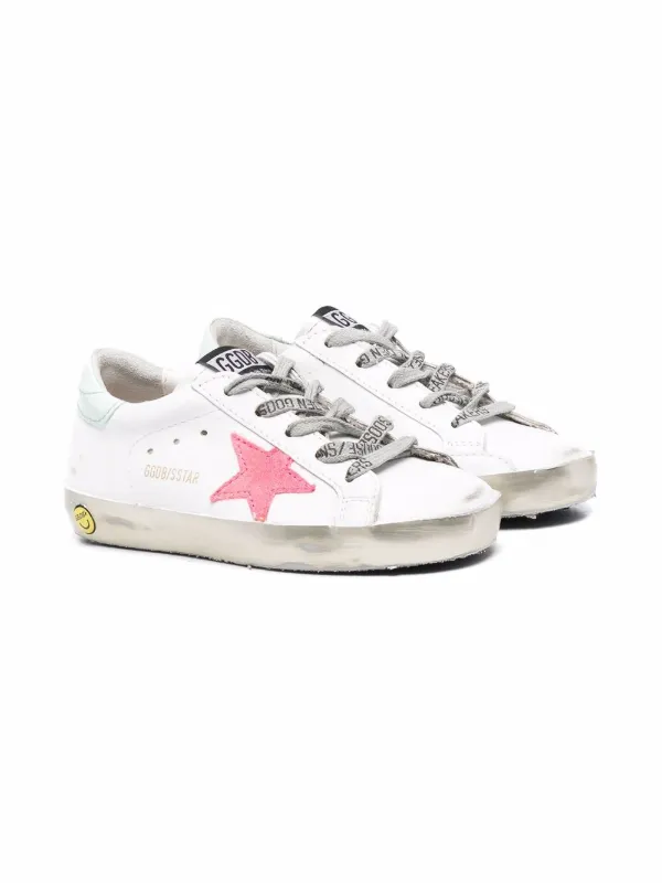 marionet Rejsende købmand motivet Golden Goose Kids Super-Star Sneakers - Farfetch