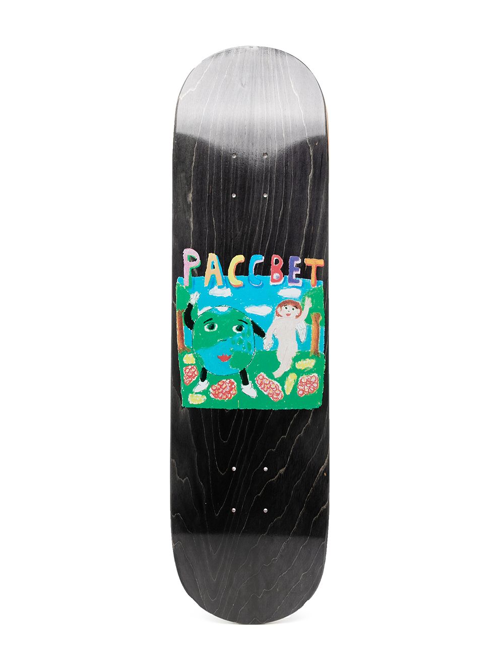 PACCBET Skateboard met print - Zwart