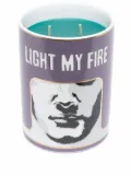 GINORI 1735 Light My Fire slogan candle - Purple