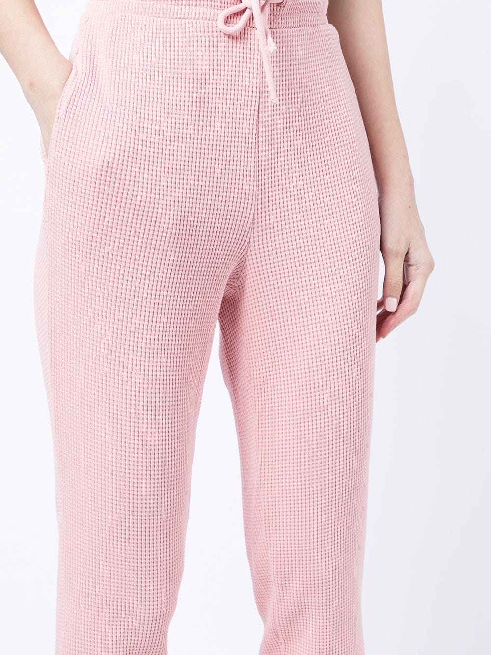 Shop Cotton Citizen Monaco Cotton Track Pants In Pink