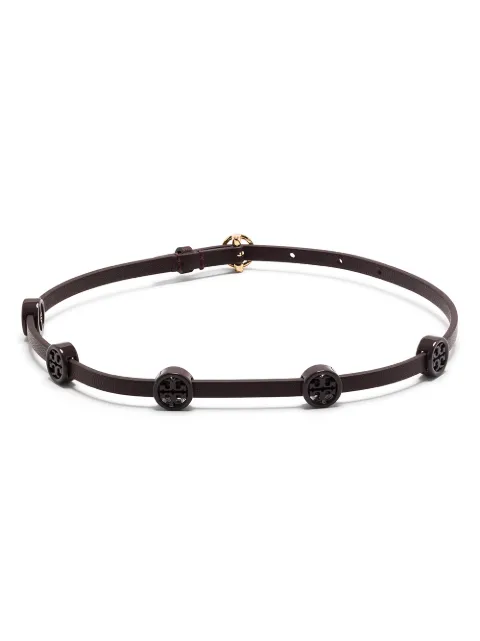 Tory Burch Miller two-tone double-wrap bracelet