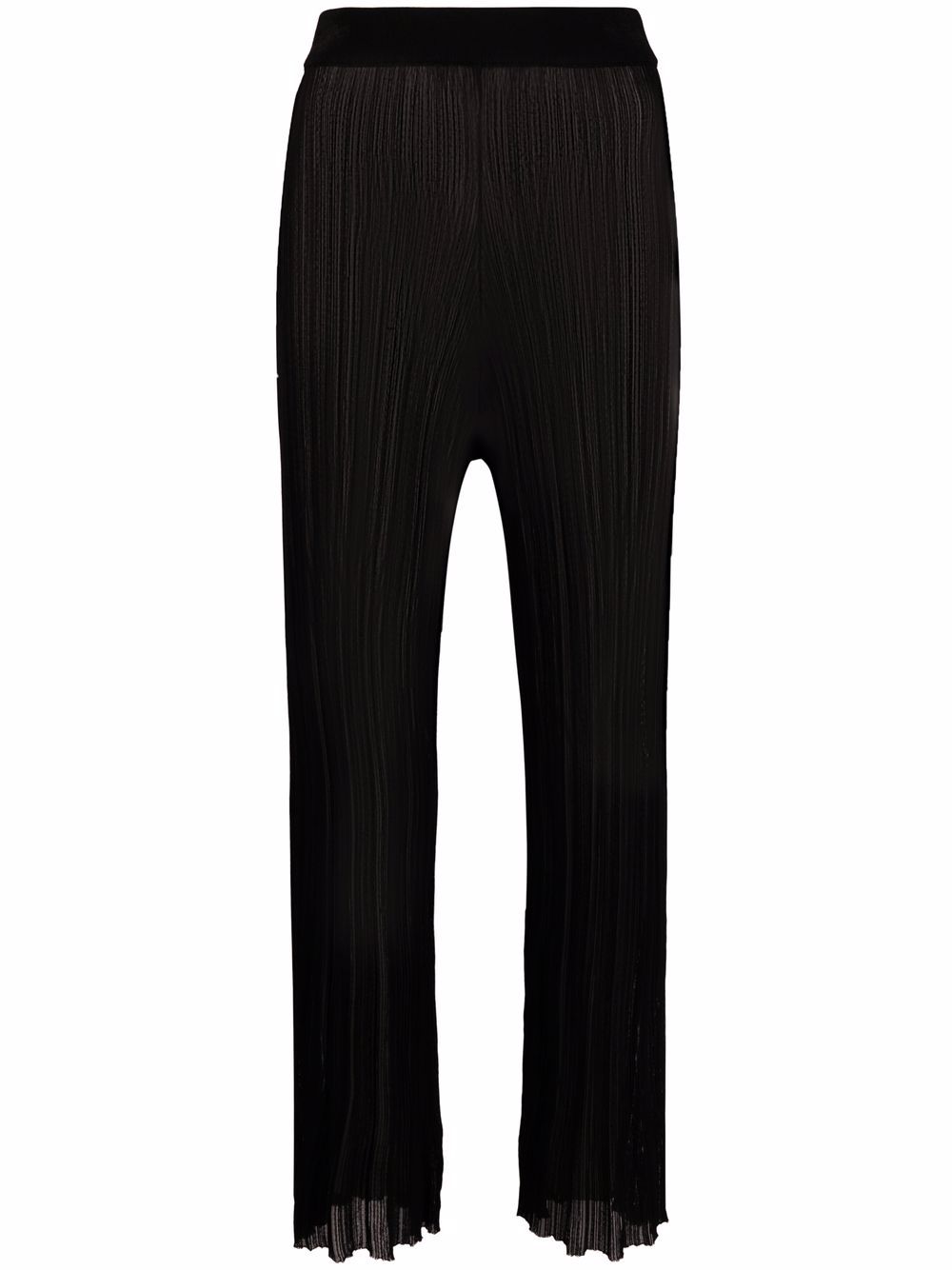 There Was One crease-effect high-waisted Trousers - Farfetch