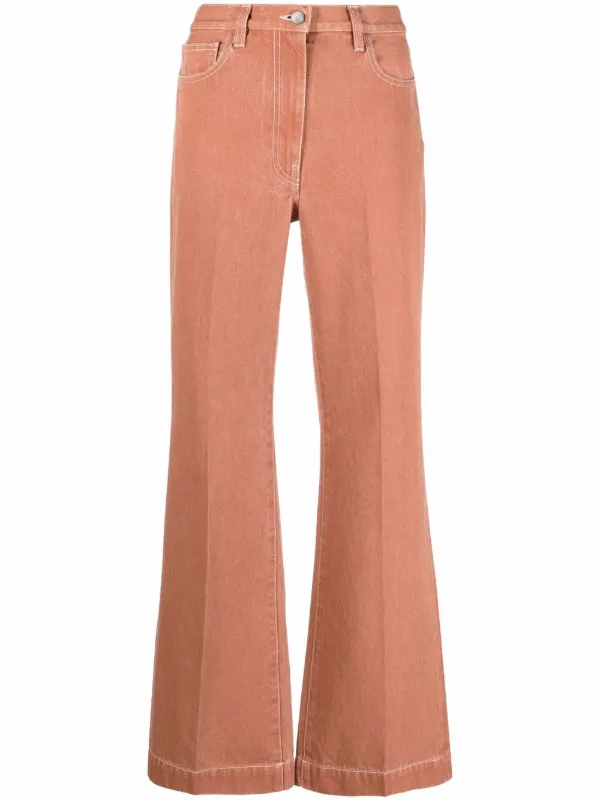 There Was One Jeans Acampanados Con Tiro Alto - Farfetch