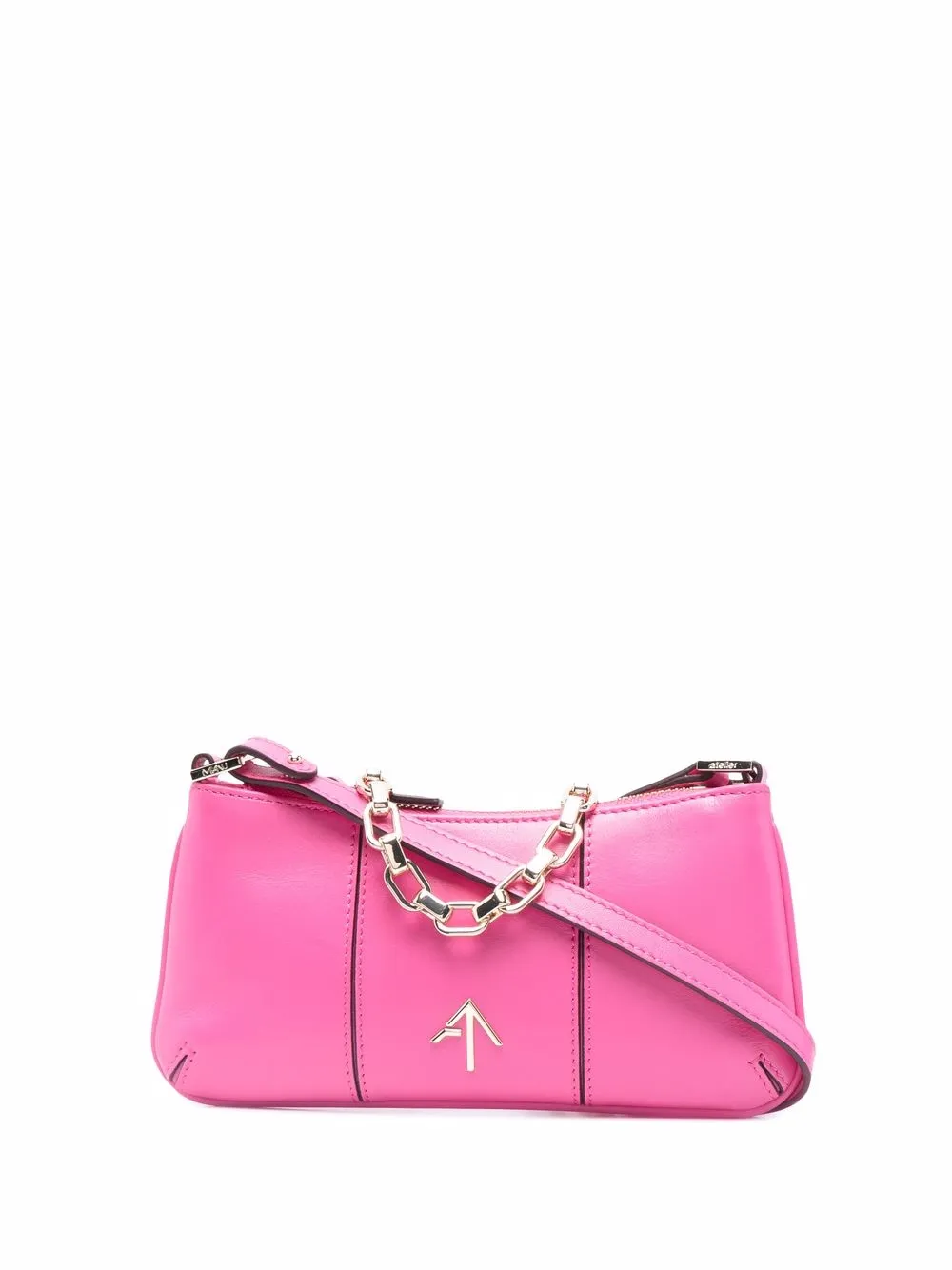 

Manu Atelier Pita arrow plaque shoulder bag - Pink