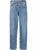 AGOLDE Criss Cross straight-leg jeans - Blue