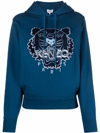 Groot universum Startpunt Vervreemding Shop Kenzo embroidered-design drawstring hoodie with Express Delivery -  FARFETCH