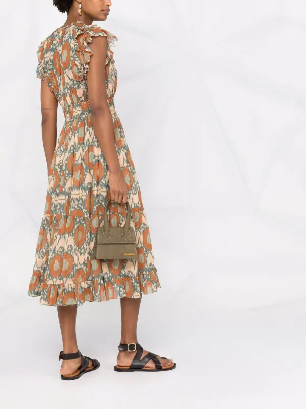 Shop Ulla Johnson sleeveless flared 