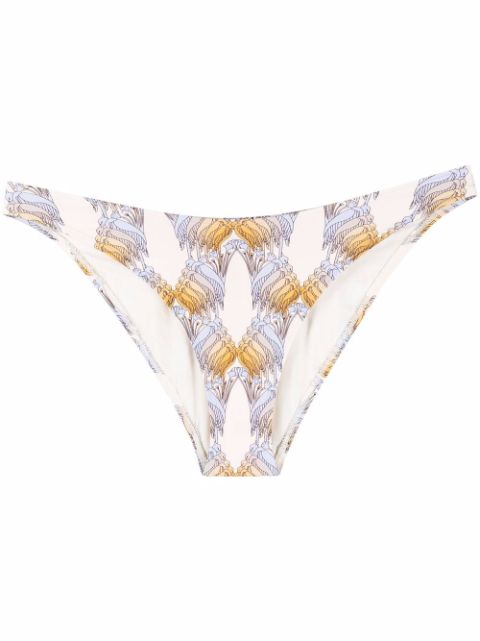 Tory Burch abstract-print bikini briefs Women