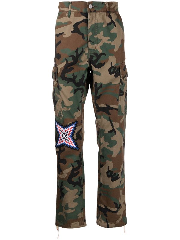 purple cargo camo pants