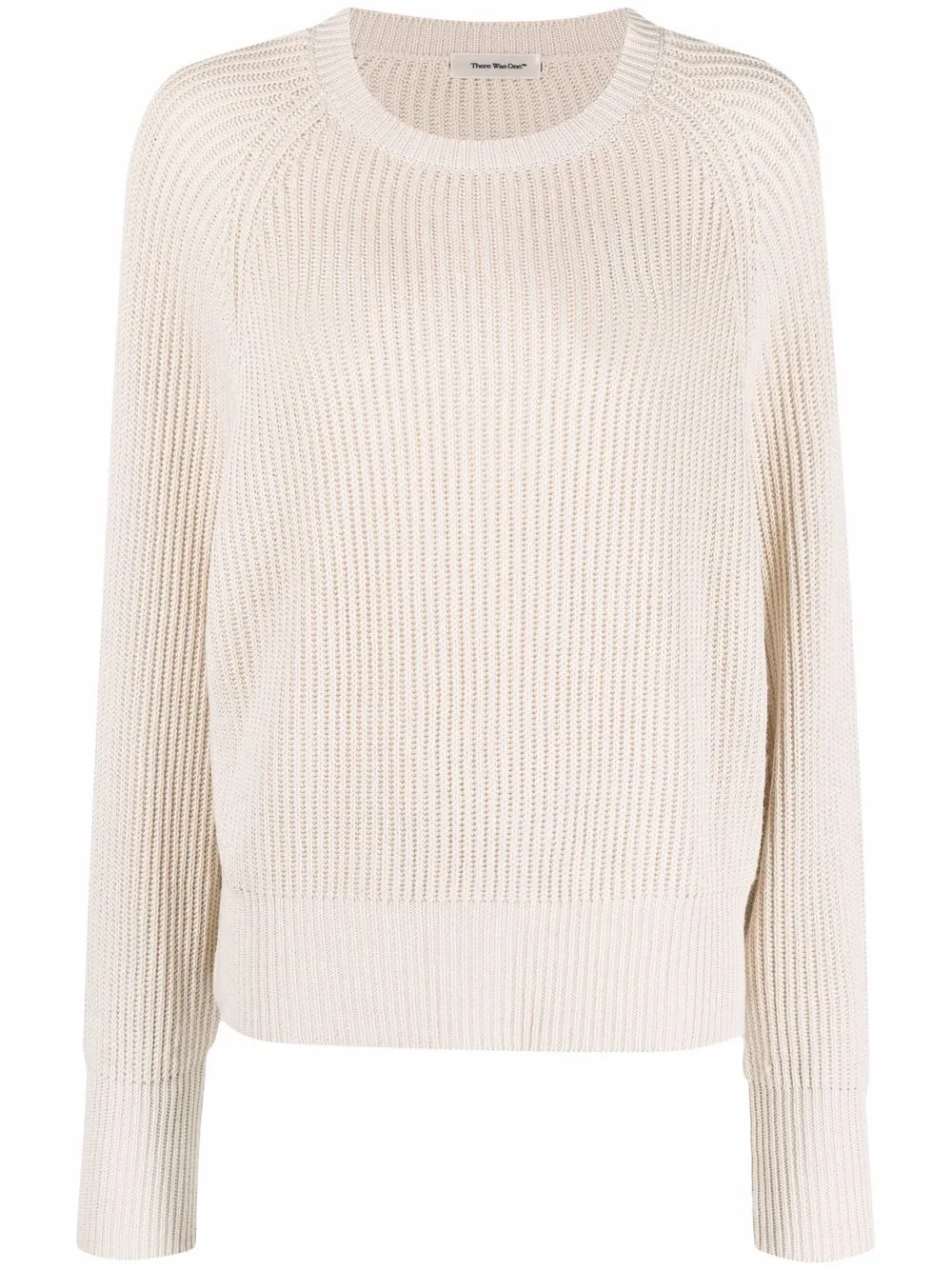 

There Was One knitted cotton jumper - Neutrals