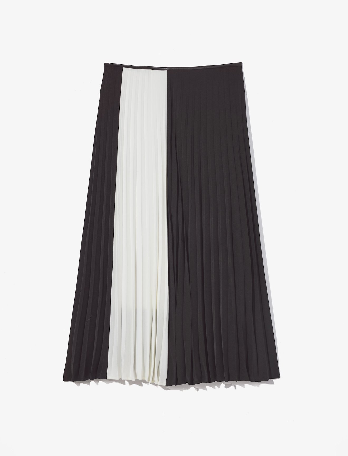 Bi-color Pleated Skirt #4