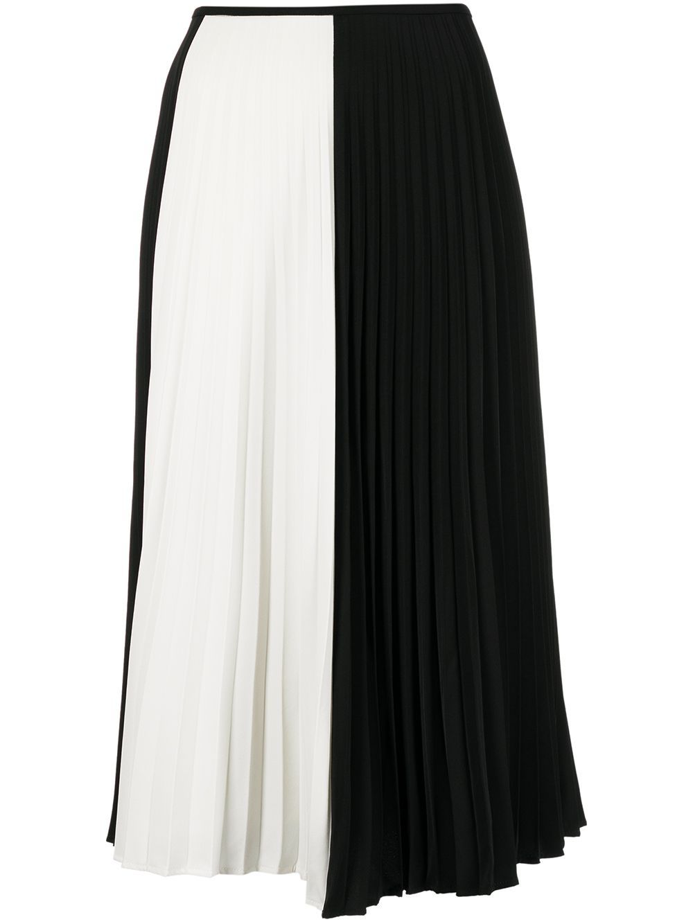 

Proenza Schouler White Label falda midi con diseño de dos tonos - Negro