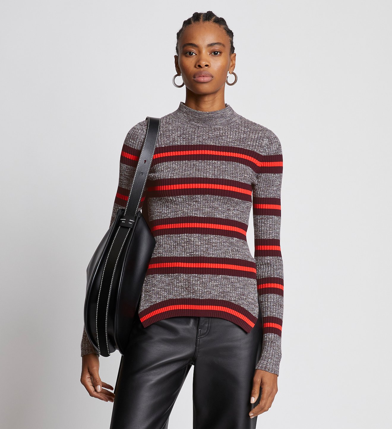 Marled Stripe Sweater