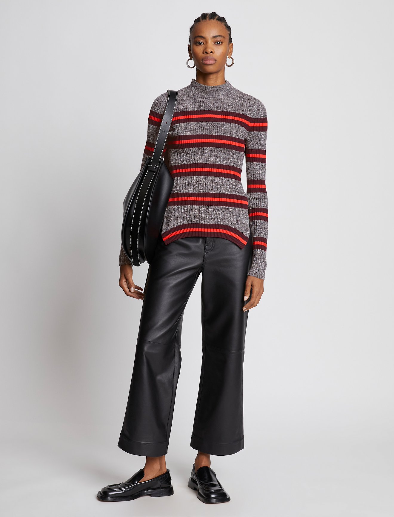 Marled Stripe Sweater #1