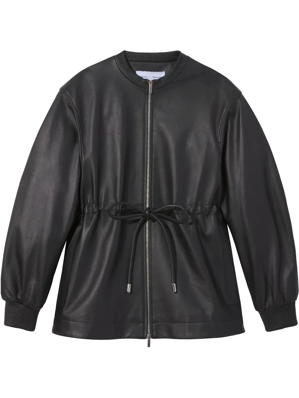 

Proenza Schouler White Label long sleeve leather jacket - Black
