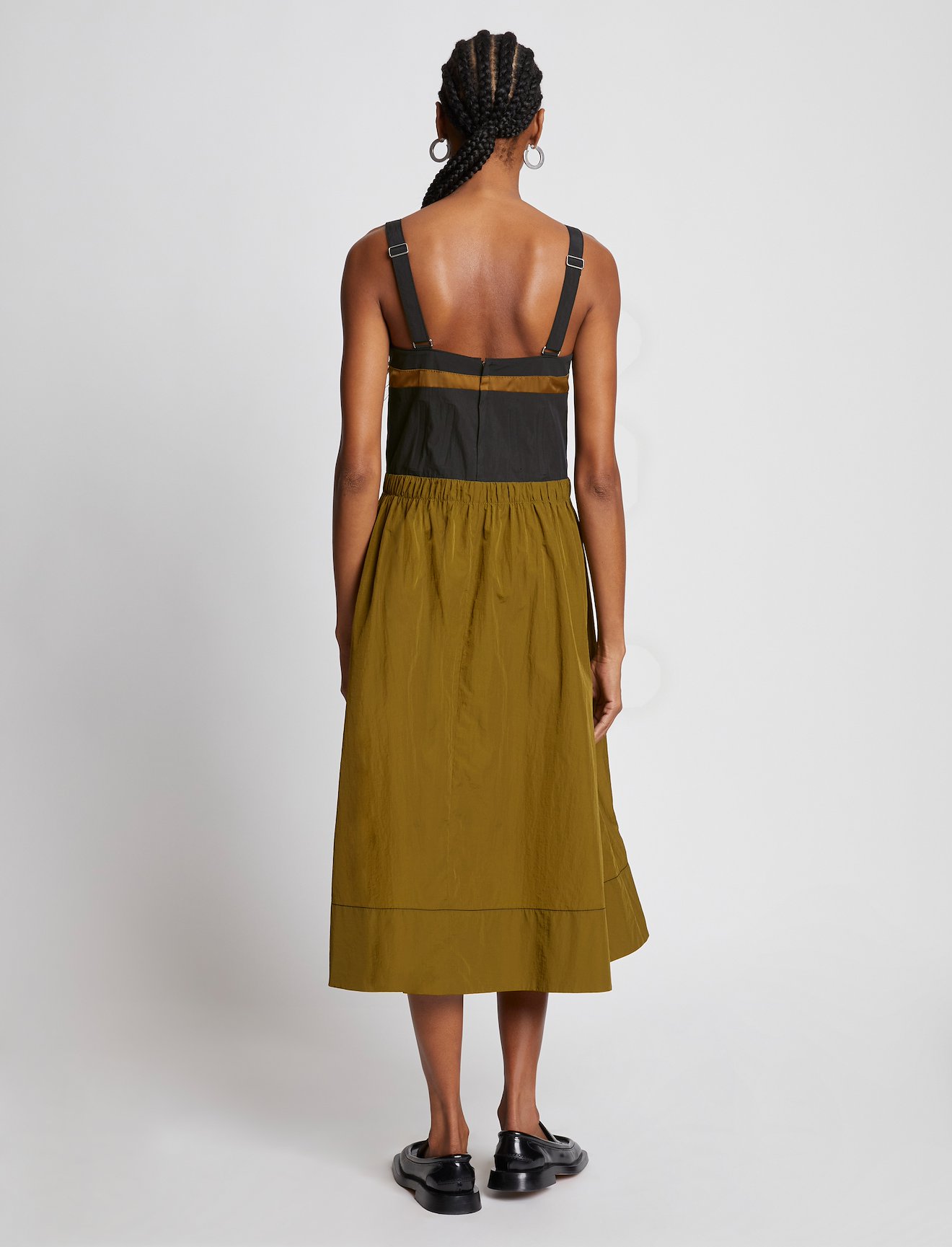 Cotton Nylon Bustier Maxi Dress #2