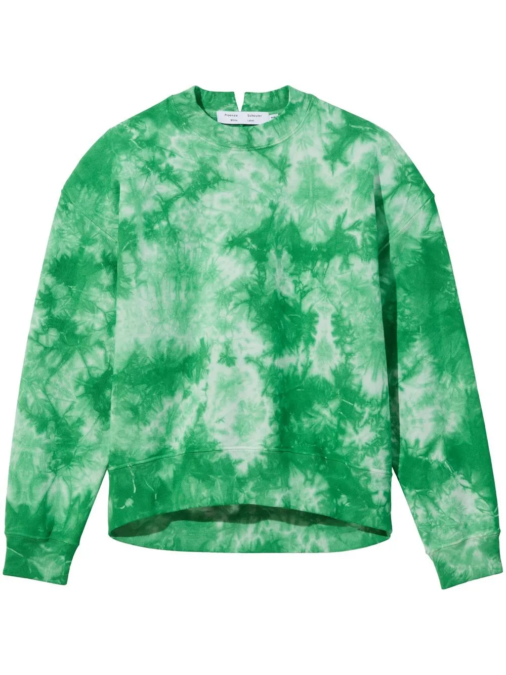 

Proenza Schouler White Label tie-dye cotton sweatshirt - Green