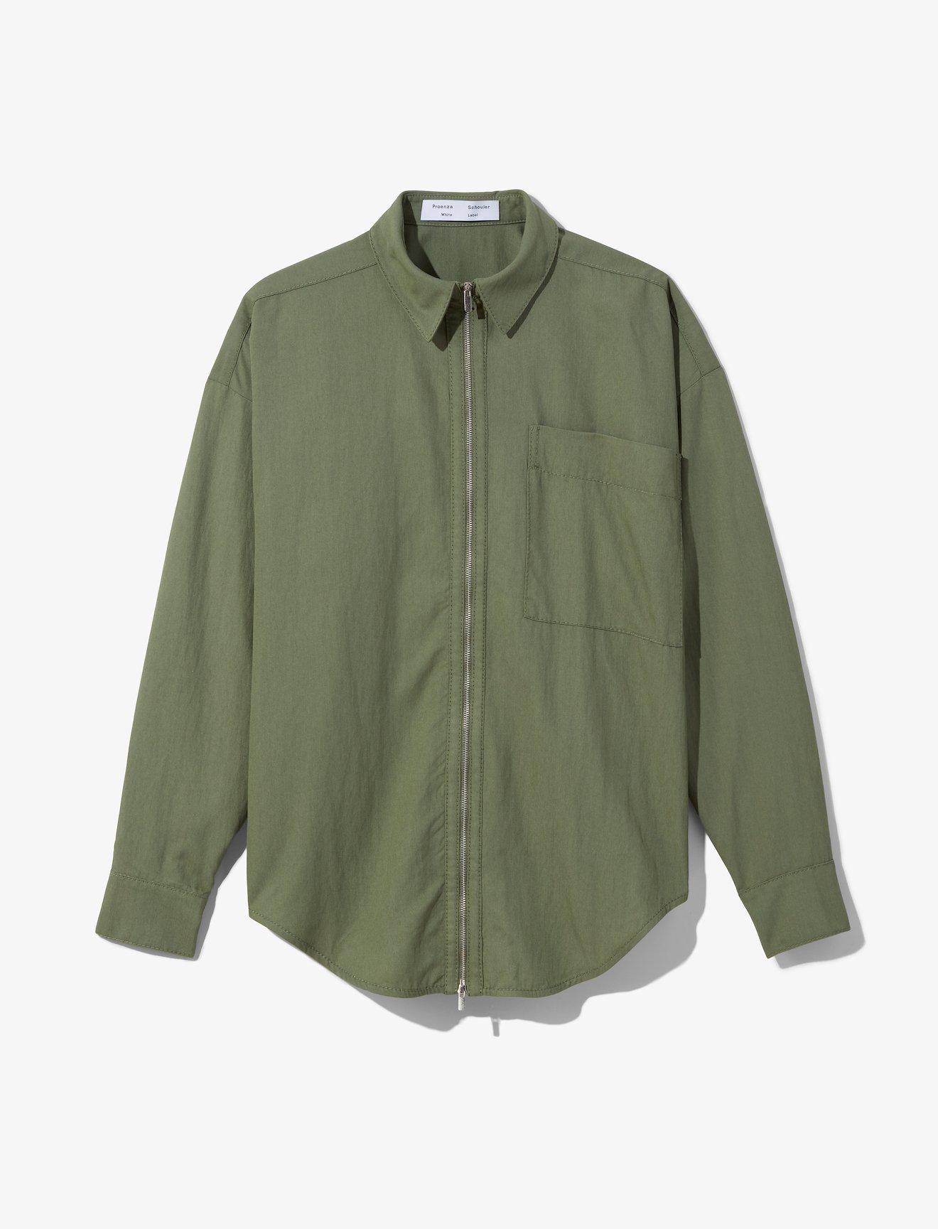 Drapey Suiting Zip Front Top #5