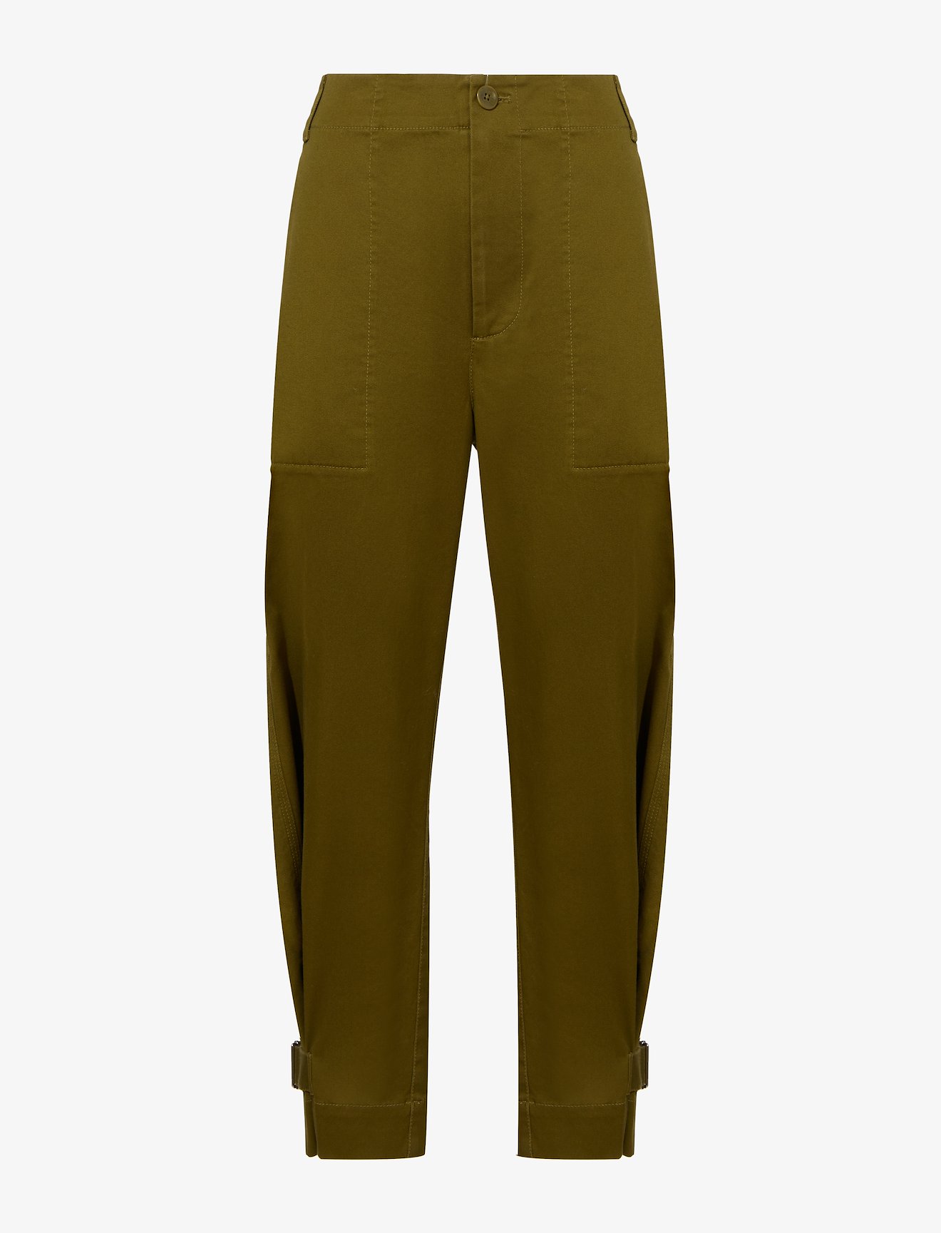 Cotton Twill Tapered Pants #4