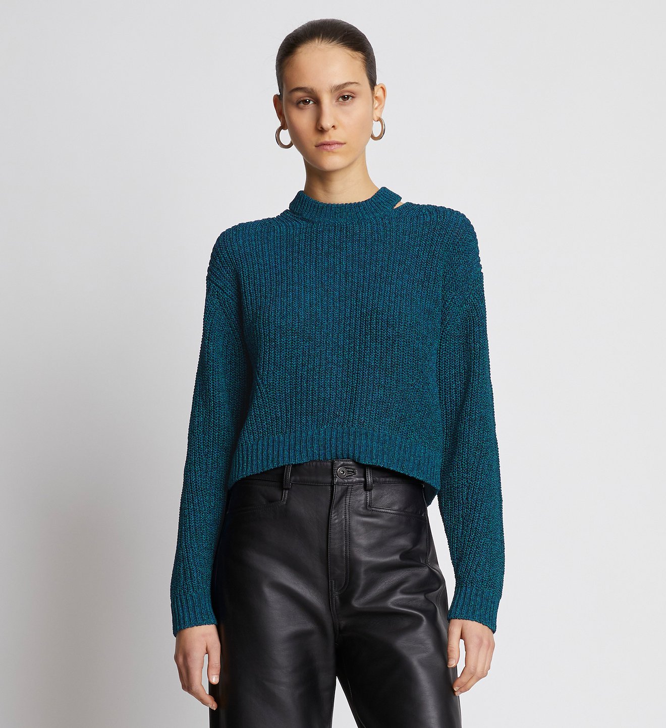 Novelty Remix Cut Out Sweater