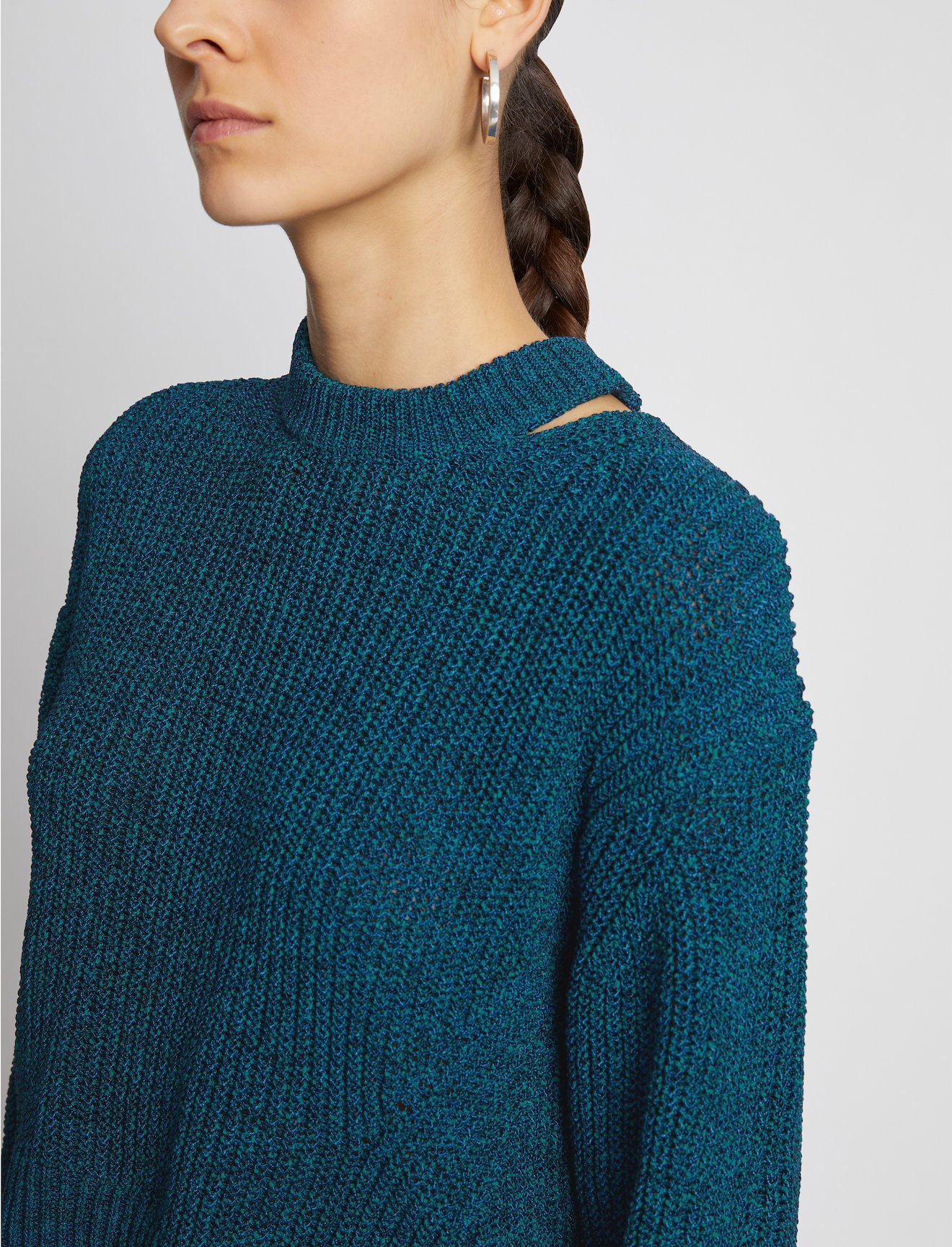 Novelty Remix Cut Out Sweater #4