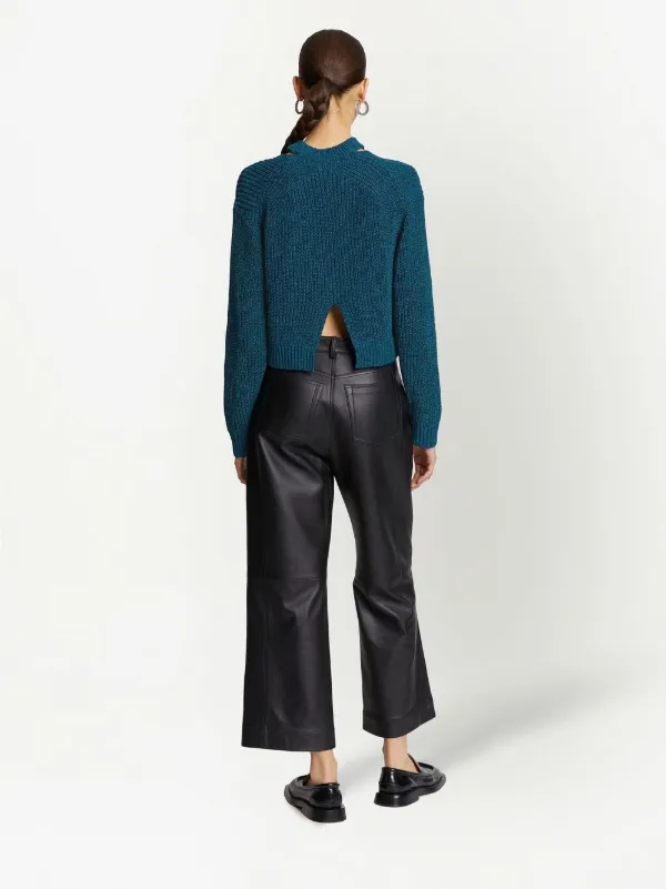 Proenza Schouler White Label 長袖セーター Proenza Schouler White Label Brynn Sweater in Knit Jacquard