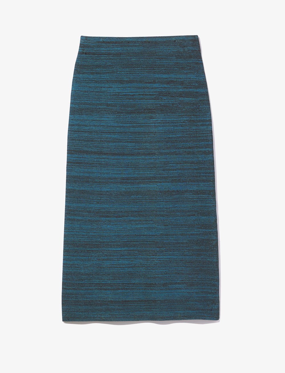 Melange Knit Midi Skirt