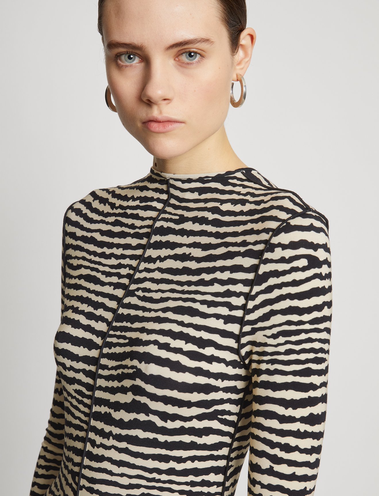 Zebra Jersey Dress #3