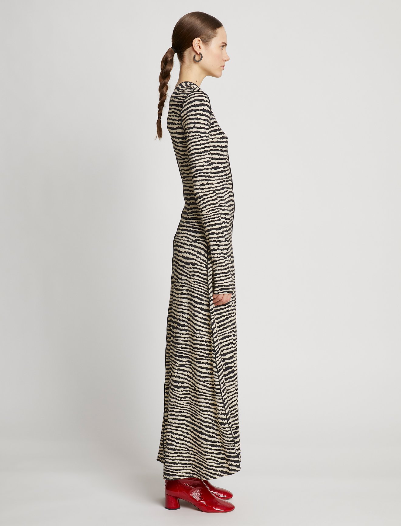 Zebra Jersey Dress #1