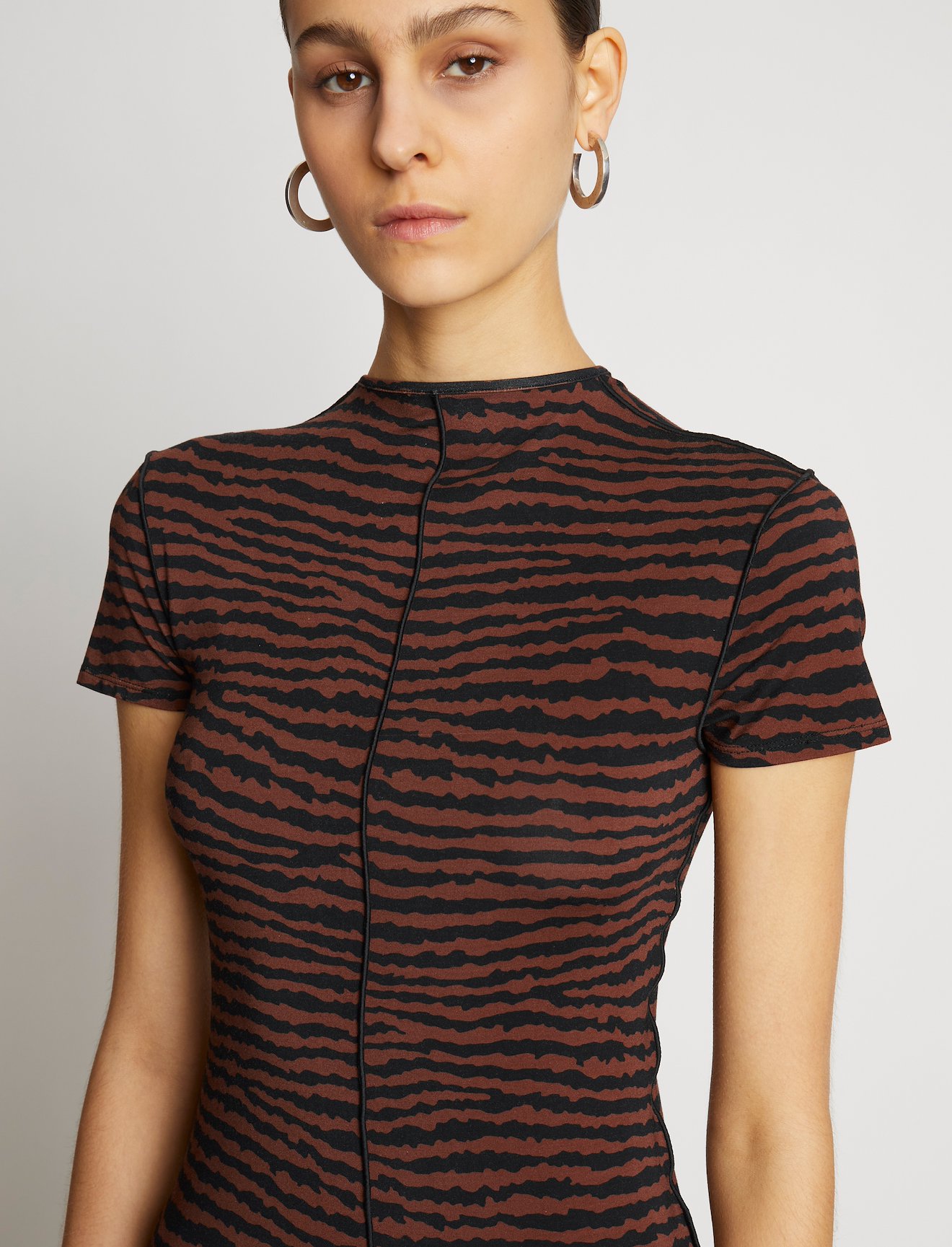 Zebra Jersey Top #4